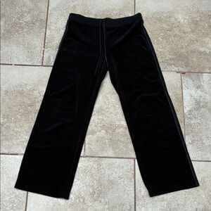 Hanes Velvety Black Track Pants